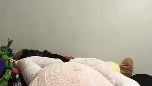 Cableknit Tights Encased Orgasms