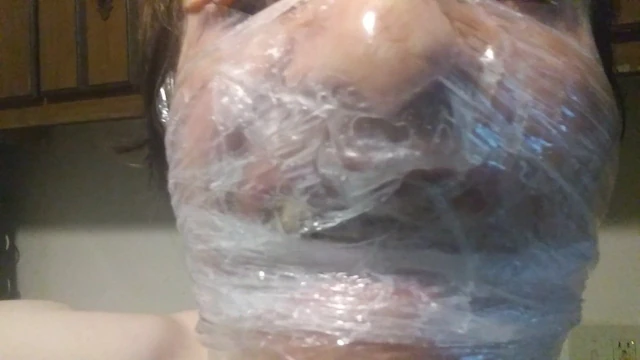 Glue and Plastic Wrap Smother