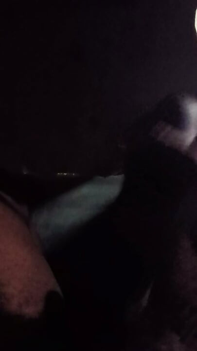 Masturbating in tent at night