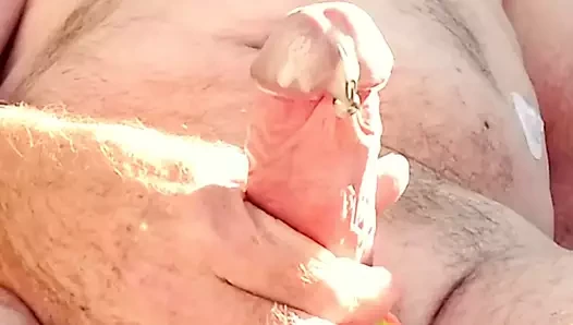 Açık havada bir dakika cum ters