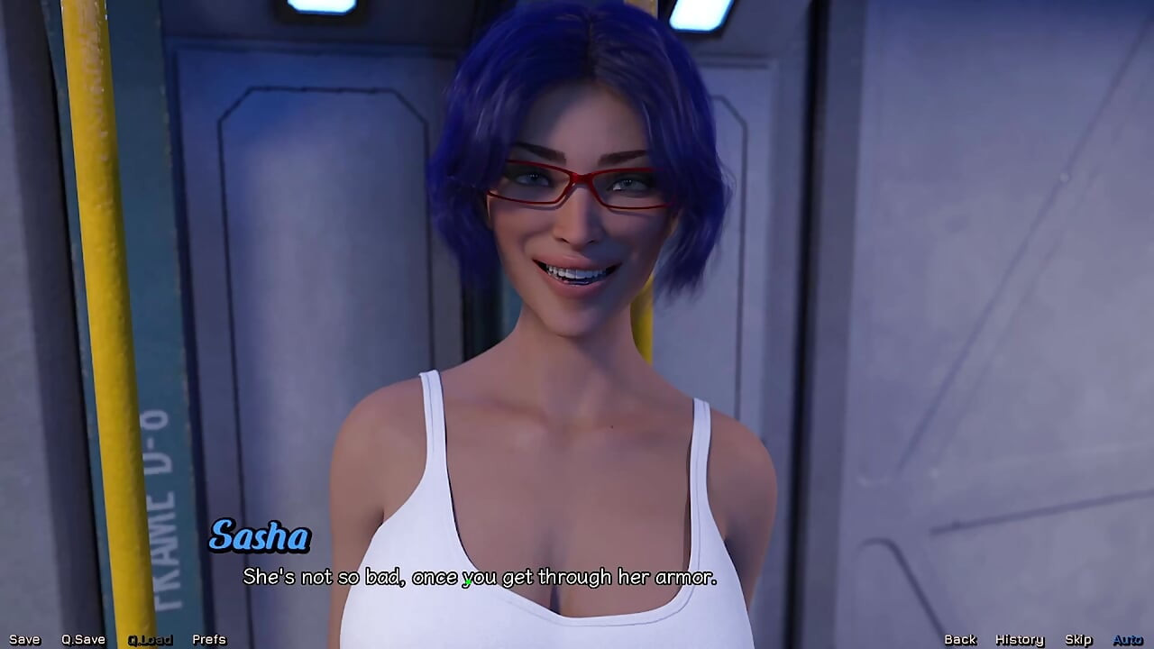 Stranded in Space - Planning on Fucking Hot Blue Haired MILF