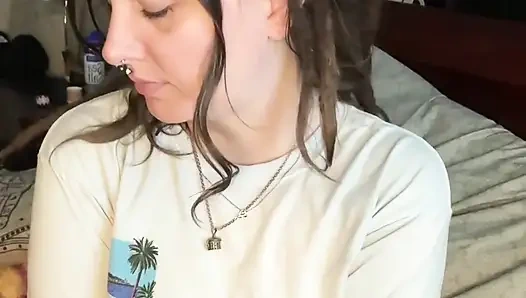 Virtual Smoking Sex, Riding POV and Drooling with Chery Trees