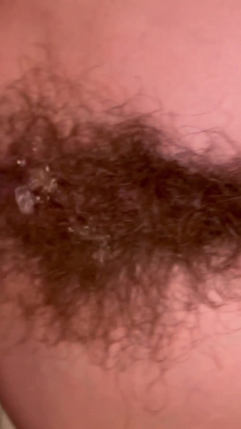 Memorable moment from "Slim super hairy MILF does anal and squirts a lot"