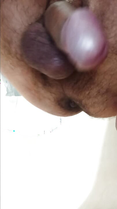A big beautiful penis flows profusely, with an open head!