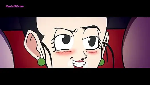 Чи-Чи взяла три члена - в рот, в киску, в задницу. Все сразу (Мультфильм)