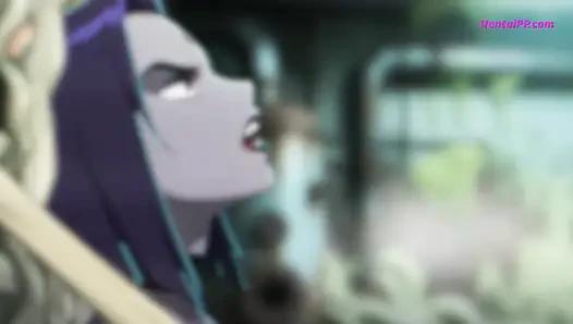 The Dark Slut Raven Impaled On A Monster Penis And Loving It ( Cartoon Parody )