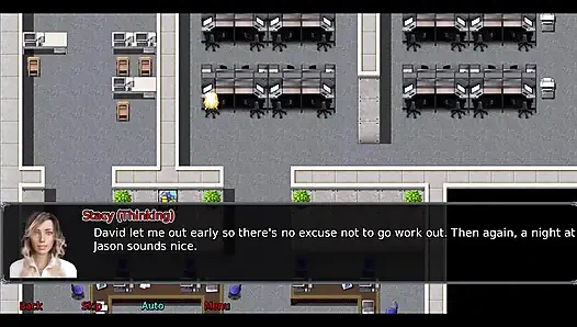 Офисная жена, часть 3: Стейси играла с собой в душе на работе