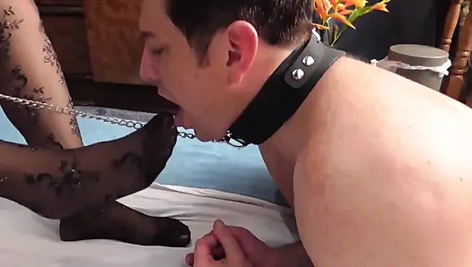 Tanrıça imparatorluğu köleleri domine ediyor ve aşağılıyor!