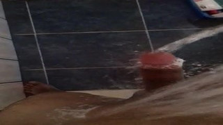 in the shower
