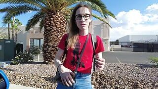 Trans hitch hiker repays hospitality with her ass & mouth 4K