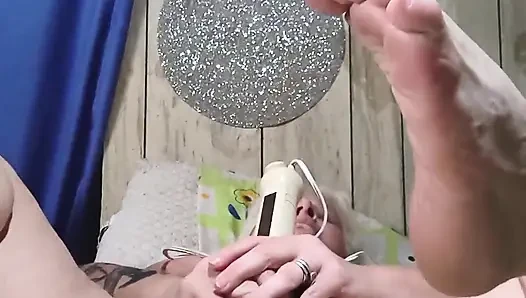 When the Dildos Won't Do She Finds Something Big N Powerful to Fuck
