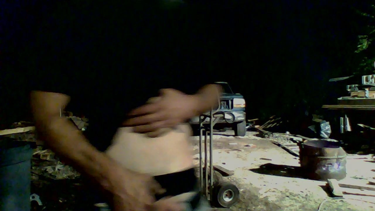outside touching it