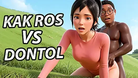 Kak Ros Vs Big Black Cock Dontol