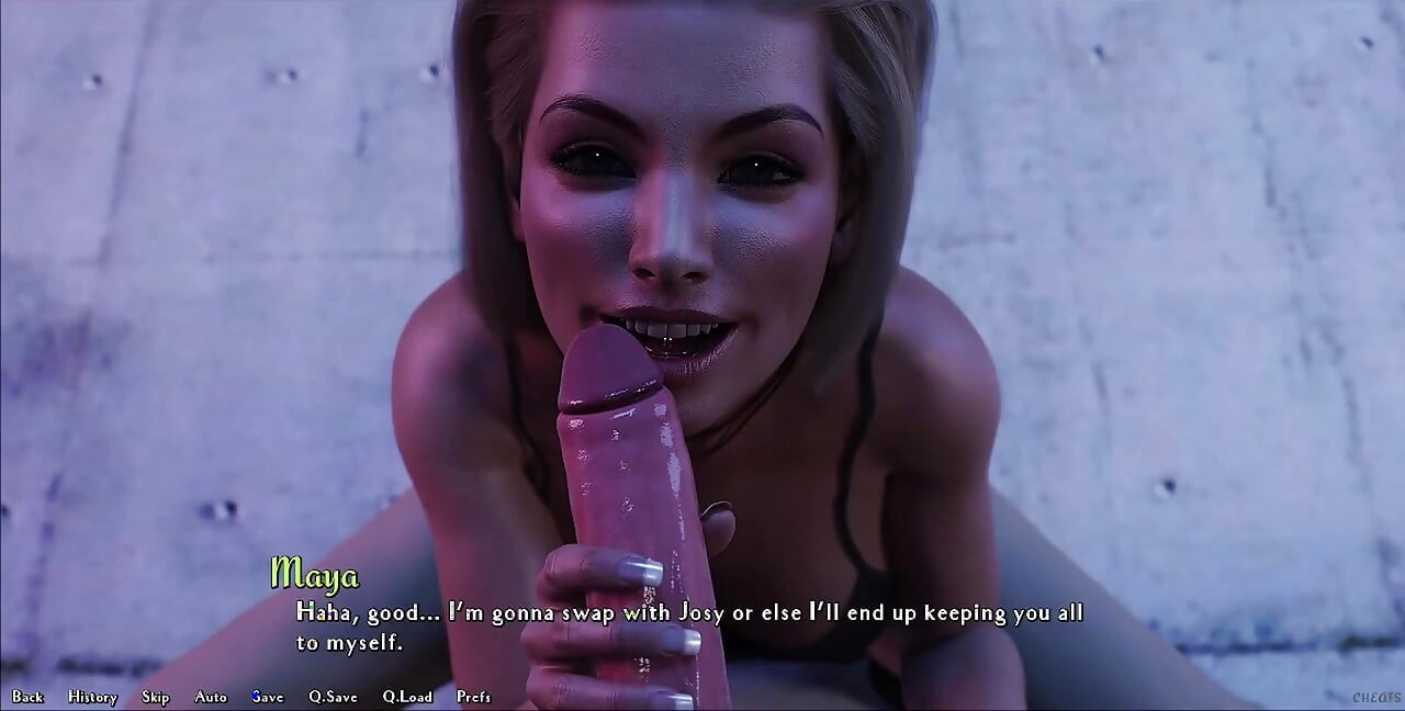 Being a Dik - Throuple para zostaje pokryta soczystą spermą