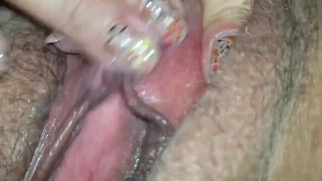 tugging at her Clit