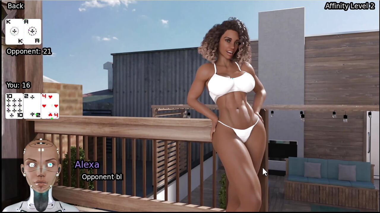Sexbot - el blackjack deja desnudar a estas chicas