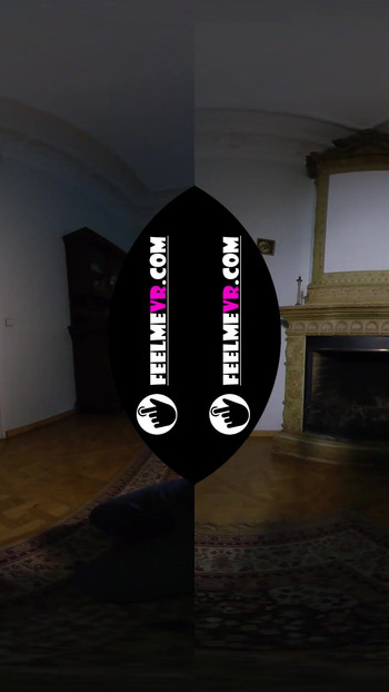 Paula Big Tits Babe Slapping Herself in Old House Vr180 Photo Session Backstage
