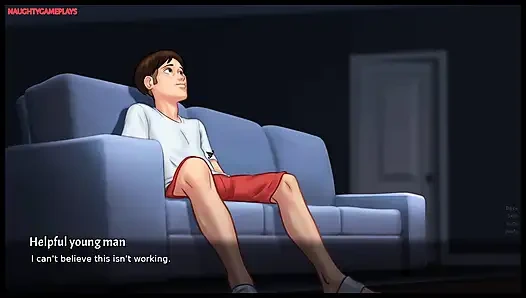 Summertime Saga Part 25 By DarkCookie - MILF Stepmom Helps Pervert Masturbate, MILF Pussy Fingering