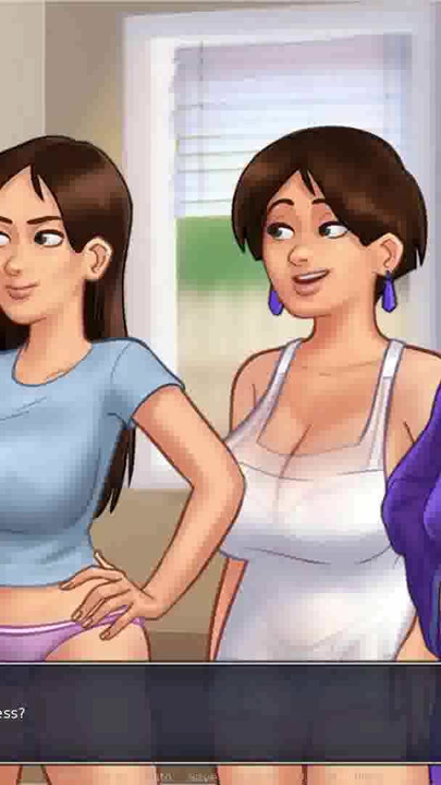 Captivating moment from "Summertime Saga: The MILF Is Ready For More Milking - Ep 134"
