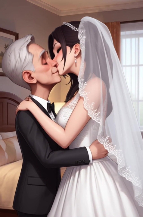 Lizette’s after-wedding night - coming soon, she can’t stop enjoying her night with her older husband.