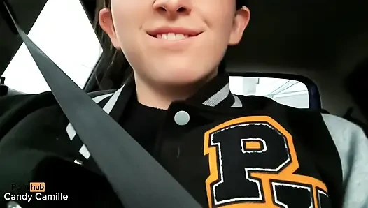 Uber Driver Doesn't Believe I'm a Model, so I Masturbate for Him