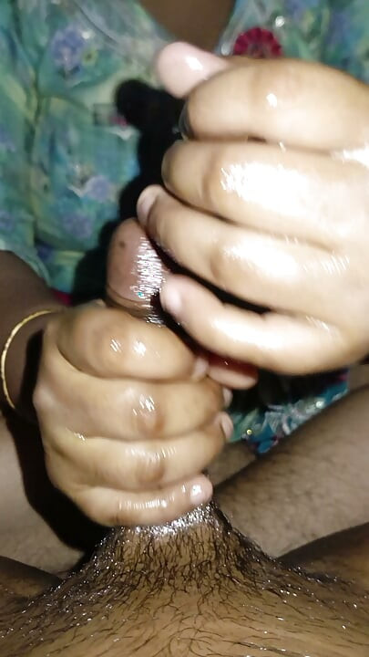 Romantic handjob