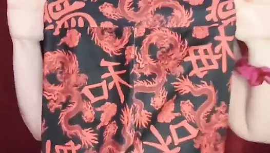 Adik tirimu yang hot lagi ngerasy kostum! JOI Argentina