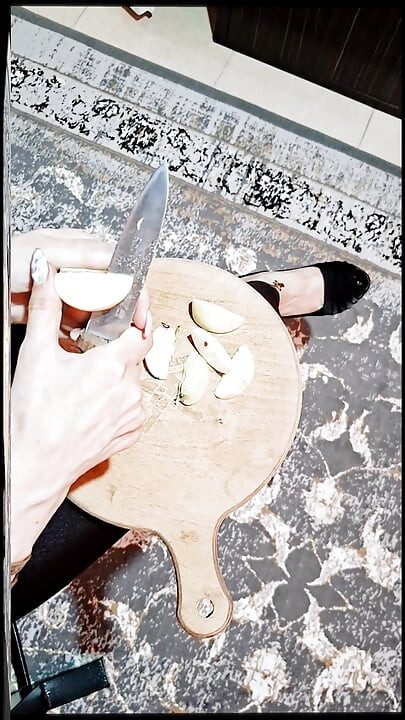 BDSM Slave Feeding Under My Feet  Spit on Food, Humiliation & FootShoe Worship Training