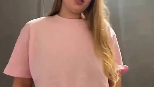 Squirting in the public so hard