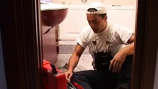 Cock riding thick BBW cougar loves to ride the younger plumbers big hard dick