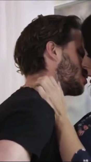 Emotional moment from "Reagan Foxx - Kissing compilation 1"