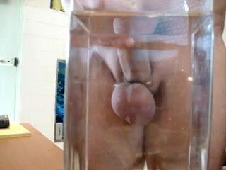 cum in water
