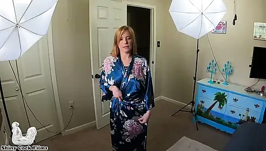 Üvey anne üvey oğlu için çıplak poz verir - Jane Cane, parlak yarak filmleri