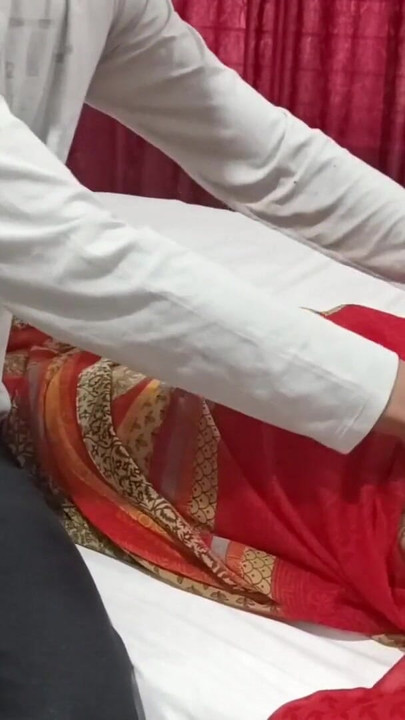 Thrilling moment from "Hot Garam pyaasi Stepmother Got A Massage from her stepson Before A Hard Fuck In Close-Up With Hindi"