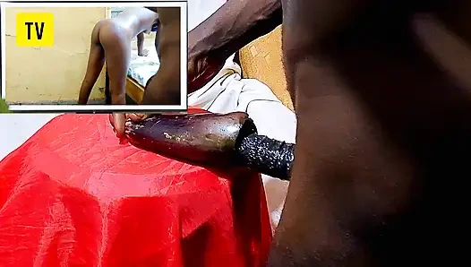 Ngentot tanaman telur dan merasa sebagai memek nyata sambil menonton film porno, semua yang aku butuhkan adalah kesenangan seksual sampai aku mendapatkan air mani