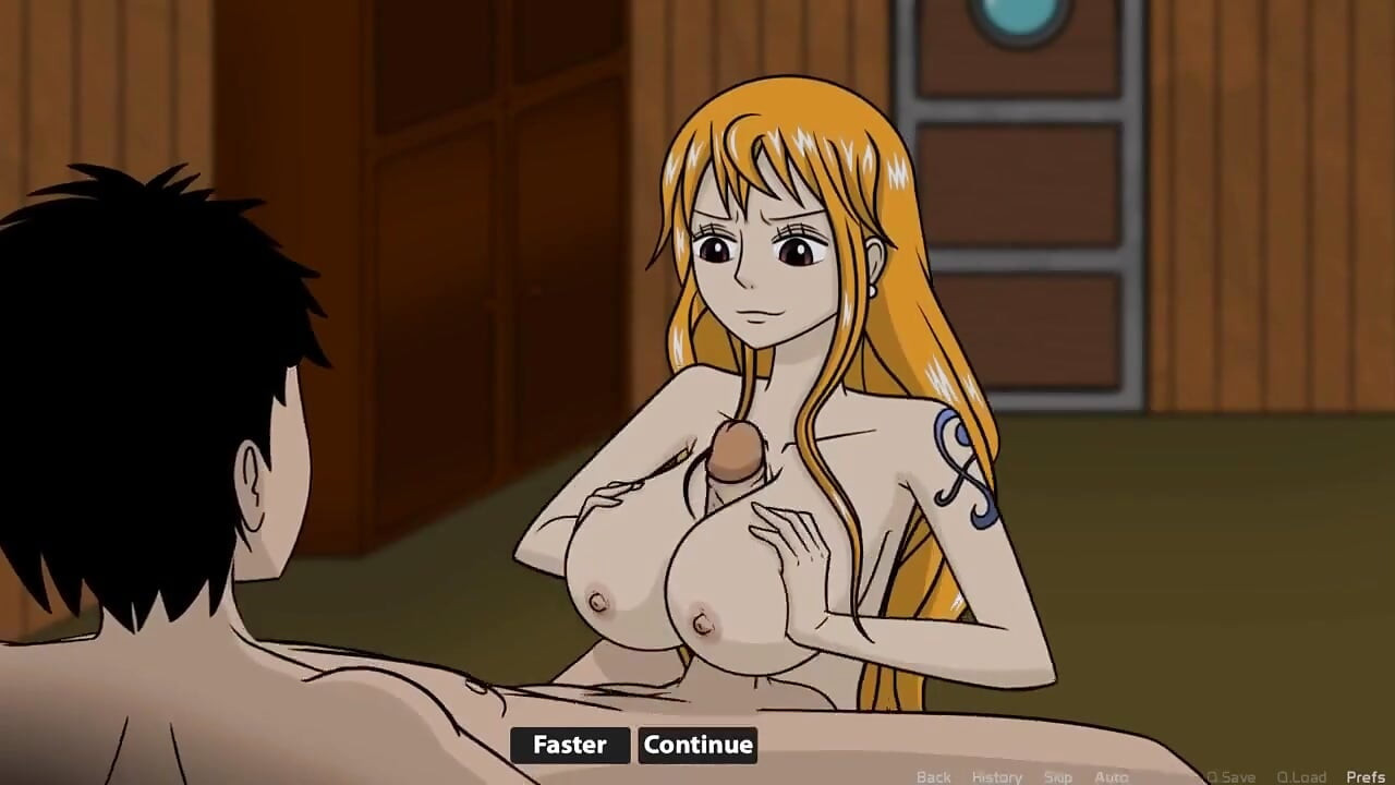 One Slice of Lust - One Piece Sex - Part 5 Nami Giving Me a Tit Job by Loveskysanx