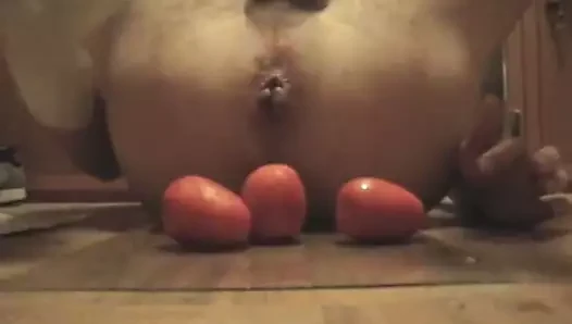 göt deliğimde 3 domates