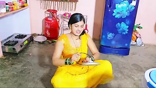 Stepmother has a rough threesome with her stepson fuck pleasure until she gives all her with full tits Desi milk Clear-