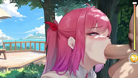 Hentai Game - Thick Blonde & Slutty Redhead College Girl Sex Gallery - Mushroom Island Work Diary  - Full Hentai CG 2