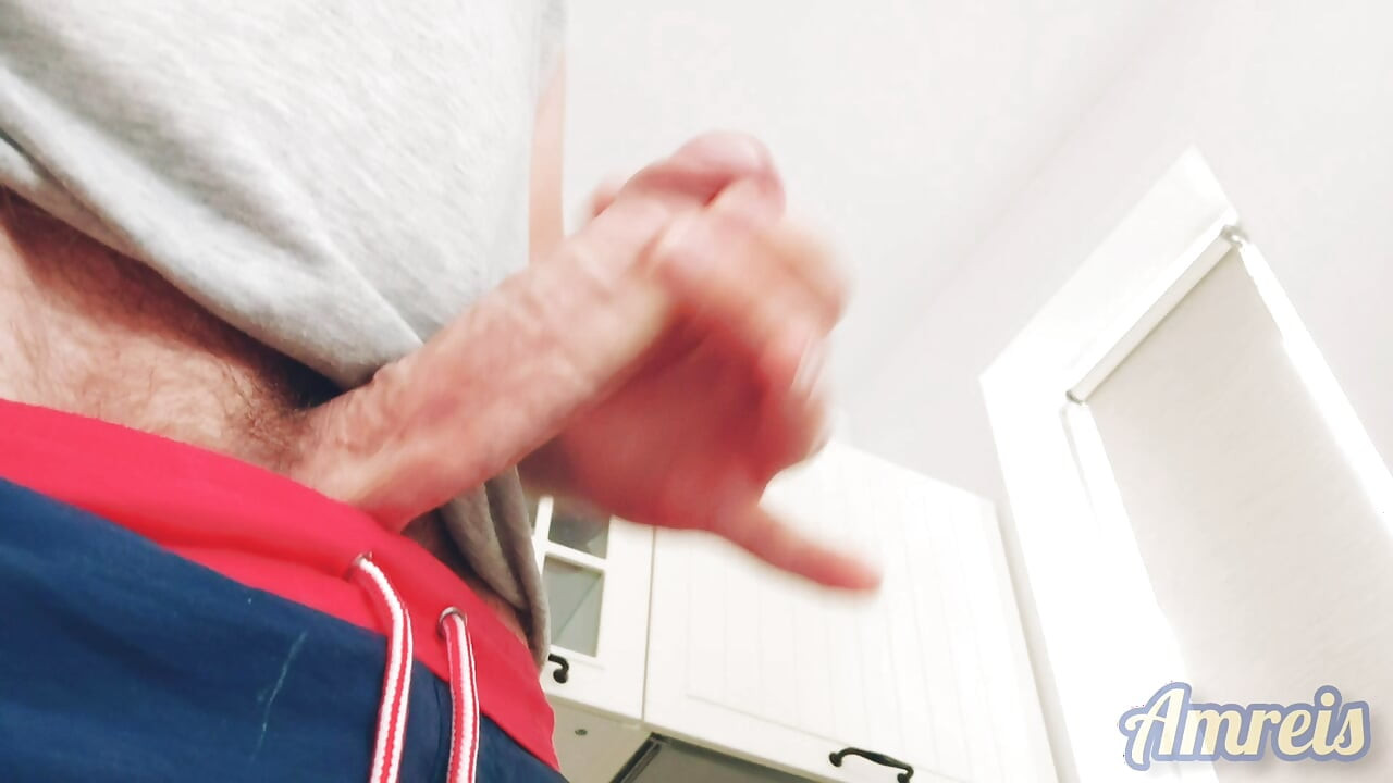 Jerking, milking and pulsating orgasm. Emptying my big balls.