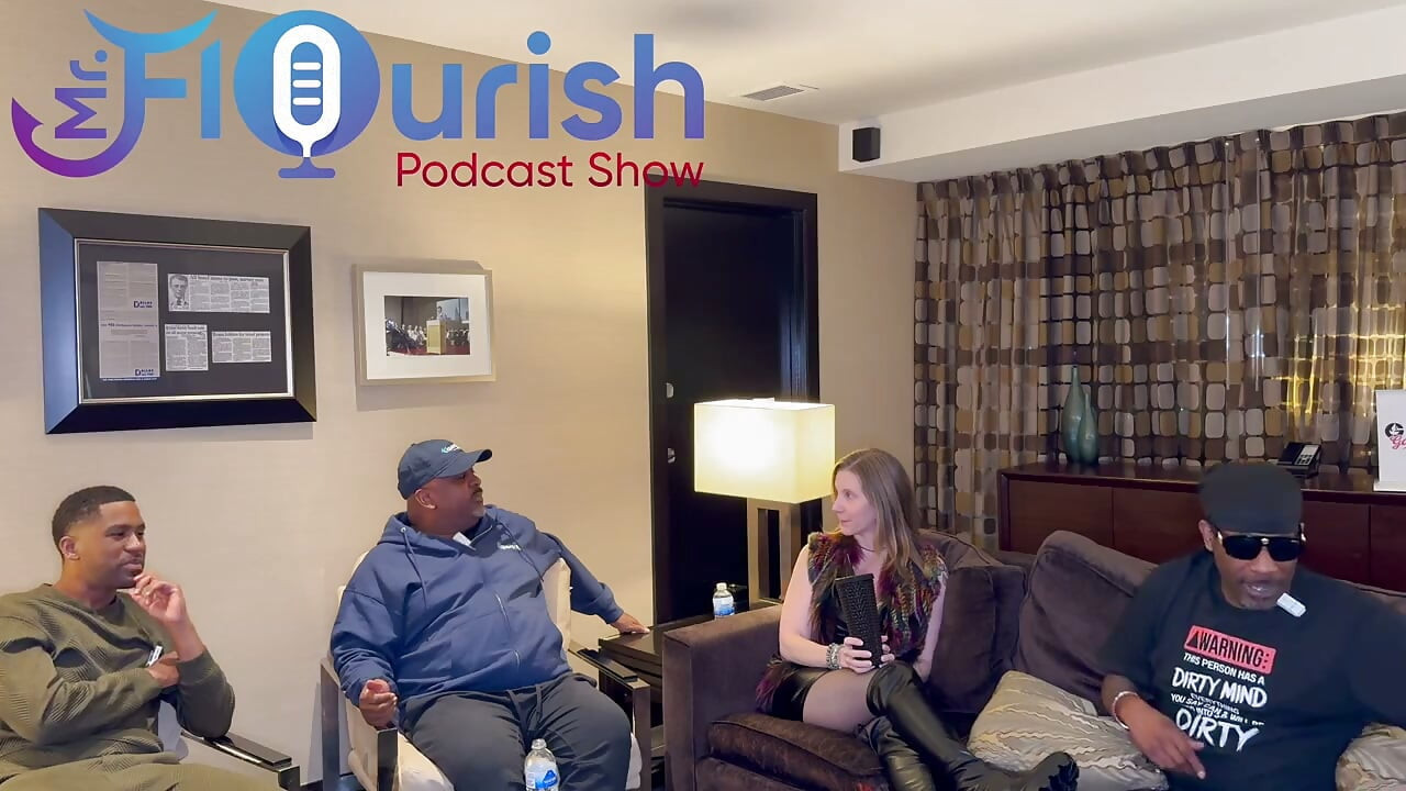 Mrflourish podcast een avondaffaire in Dallas met Mrmajic, Shante Spice en Darren Blaze