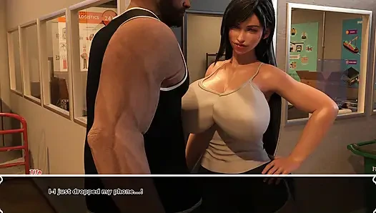 Toket besar tifa selingkuh dengan kontol hitam barret saat cloud bekerja