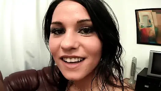 Asian Babe Double Penetrated and Sucked Hard