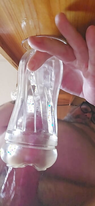 FUCKING A CUM FILLED FLESHLIGHT