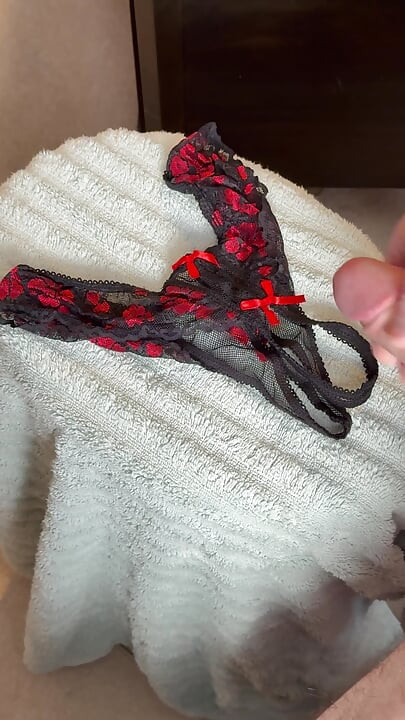 Cum on Wife’s Panties 11