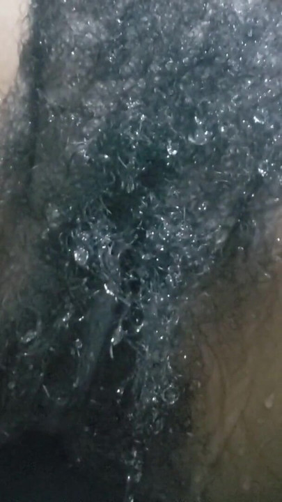 Homemade Sex Under the Waterfall, Hot Wife Big Pussy & Hairy Pussy Close up Carrying | Clip 1