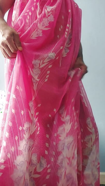 Boy masterbating and cum in a silk seethrough Night Gawun