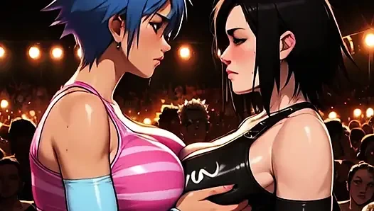 Pantat bahenol tante seksi ini dientot habis-habisan di mosh pit