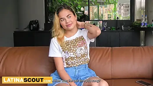 I knew this BUSTY LATINA COLLEGE GIRL would choose LA over her BF given the chance