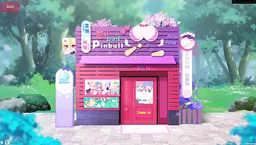Hentai Game - Elf Girl Pinball  - Busty Peach Blossom Elf Gets Intimate - Steamy Fantasy Sex Scene